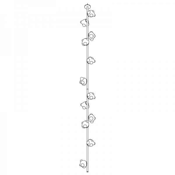 57.12 Stem Ceiling Mounted