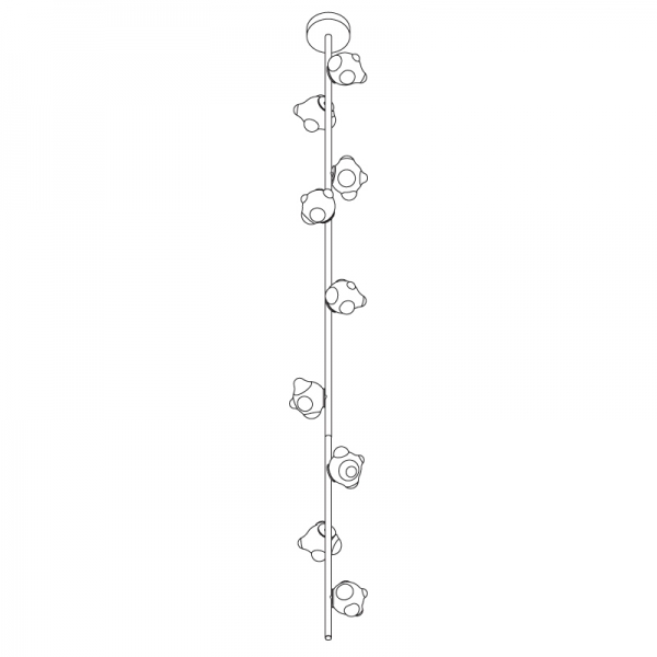 57.9 Stem Ceiling Mounted