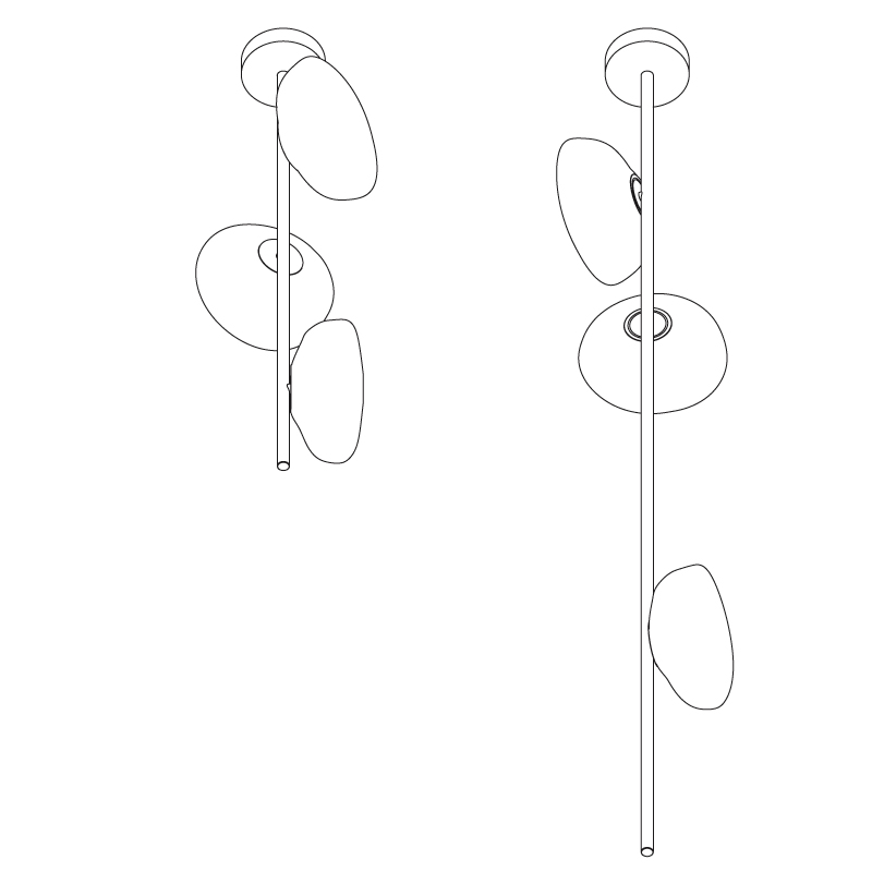 73.3 Stem Ceiling Mounted