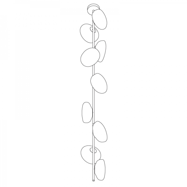 73.9 Stem Ceiling Mounted