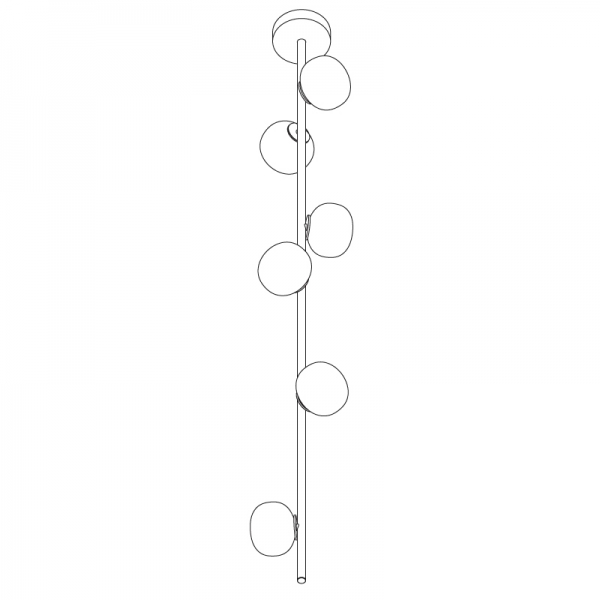 84.6 Stem Ceiling Mounted